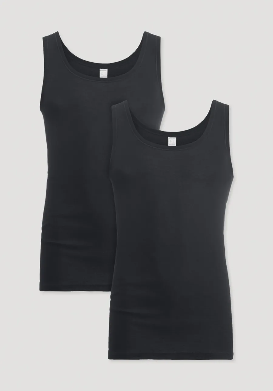 Athletic Shirt im 2er-Pack PURE NATURE aus reiner Bio-Baumwolle von hessnatur