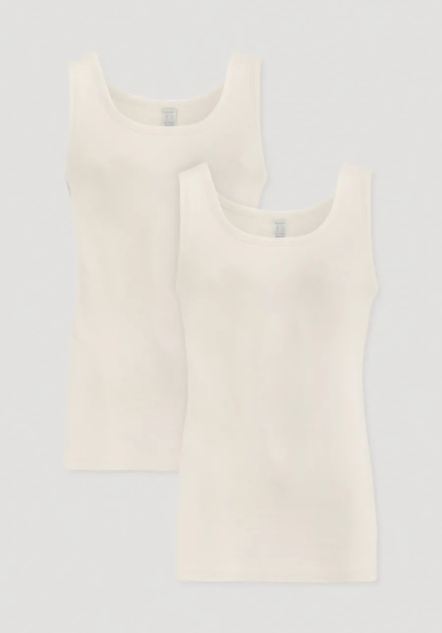 Athletic Shirt im 2er-Pack PURE NATURE aus reiner Bio-Baumwolle von hessnatur