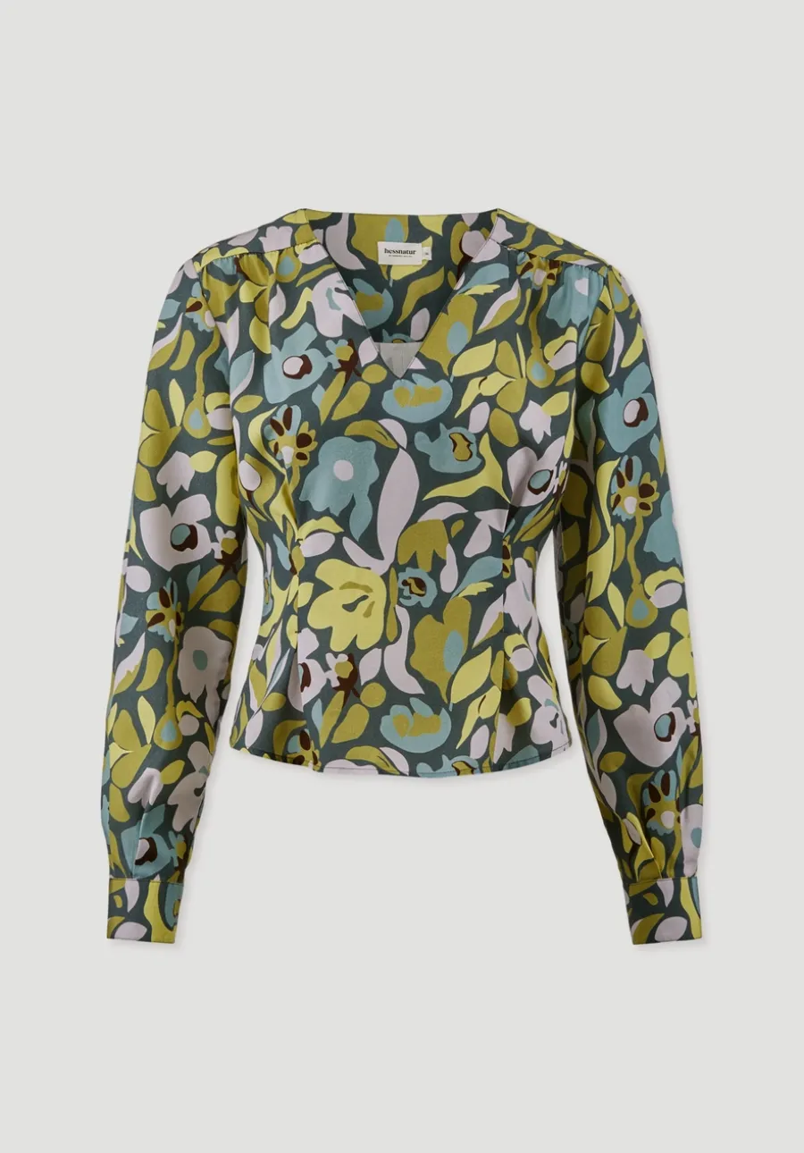 Bluse Regular aus reiner LENZING™ ECOVERO™ Viskose von hessnatur