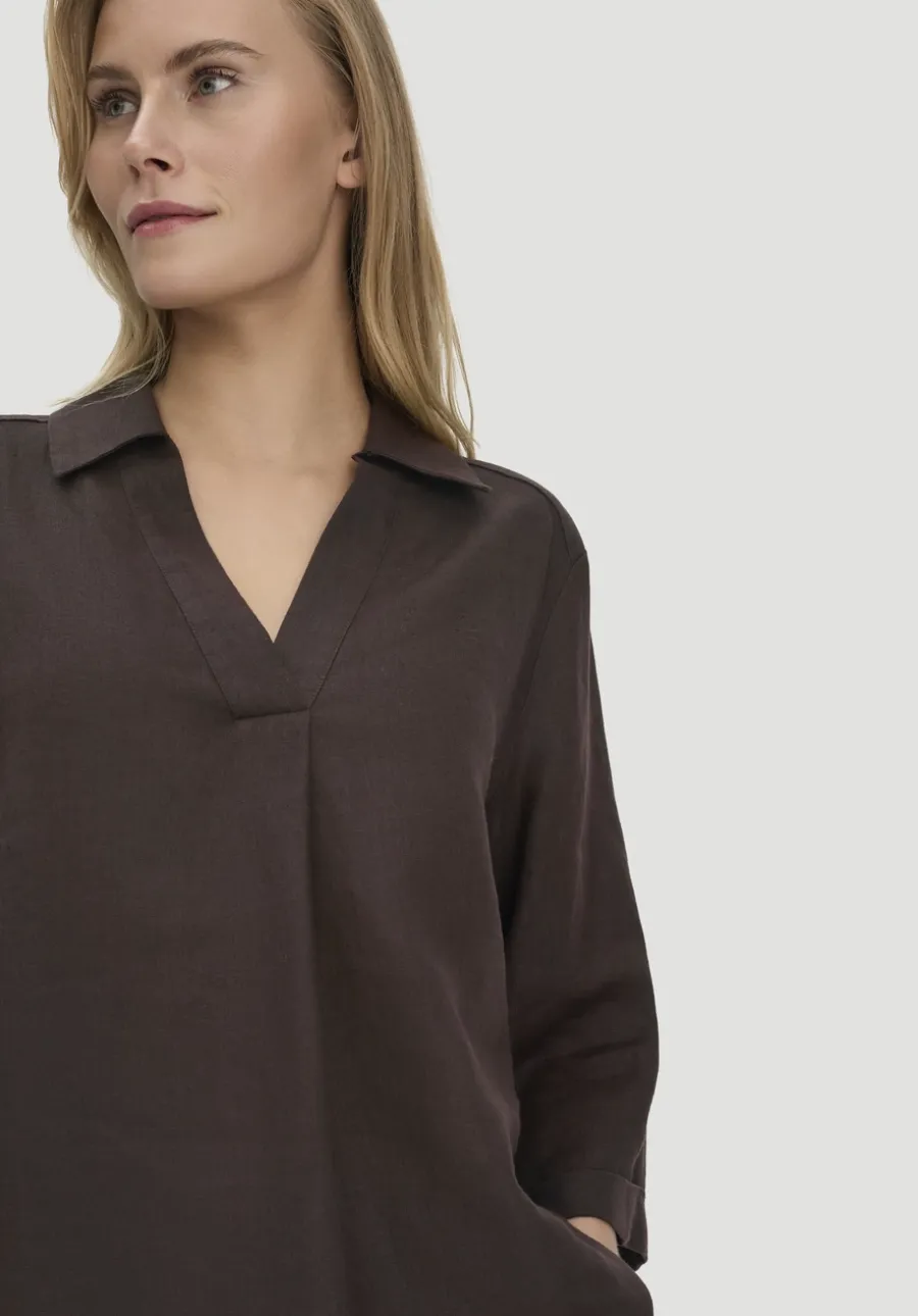 Bluse Relaxed aus reinem Leinen von hessnatur