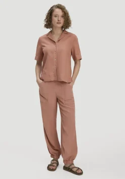 Bluse Relaxed aus TENCEL™ Lyocell mit Leinen von hessnatur