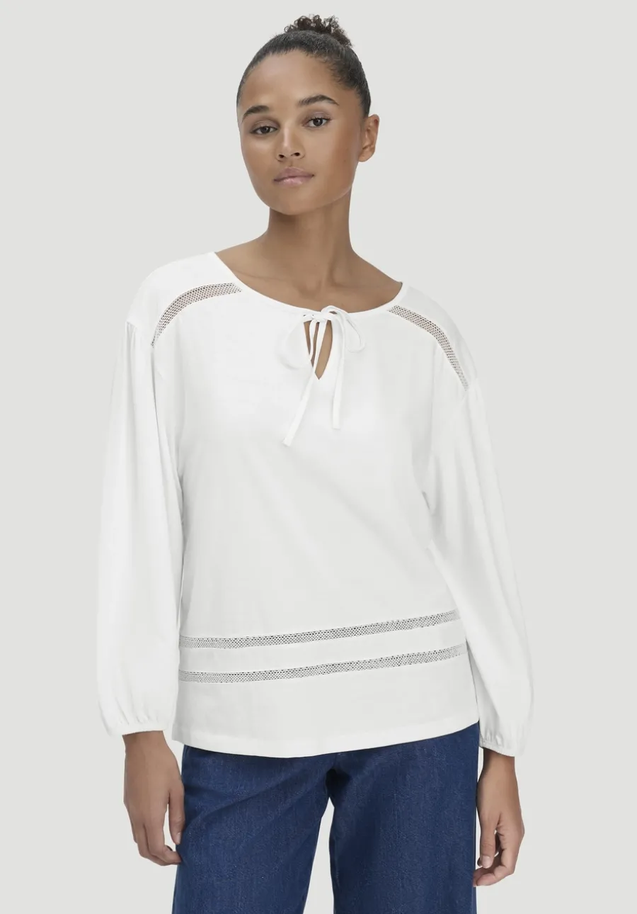 Bohemian Lace Longsleeve Oversize aus reiner Bio-Baumwolle von hessnatur