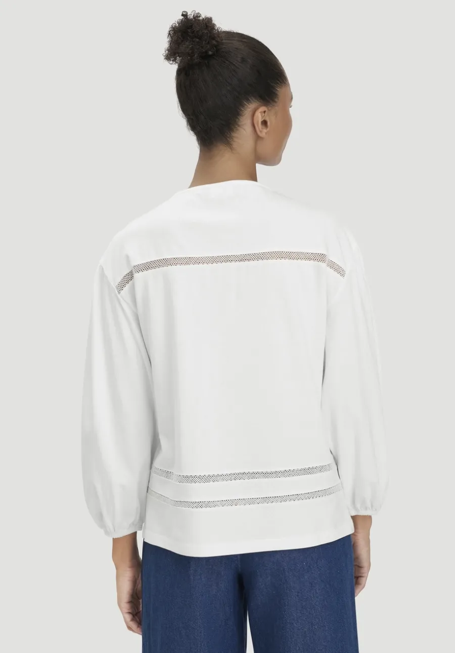 Bohemian Lace Longsleeve Oversize aus reiner Bio-Baumwolle von hessnatur