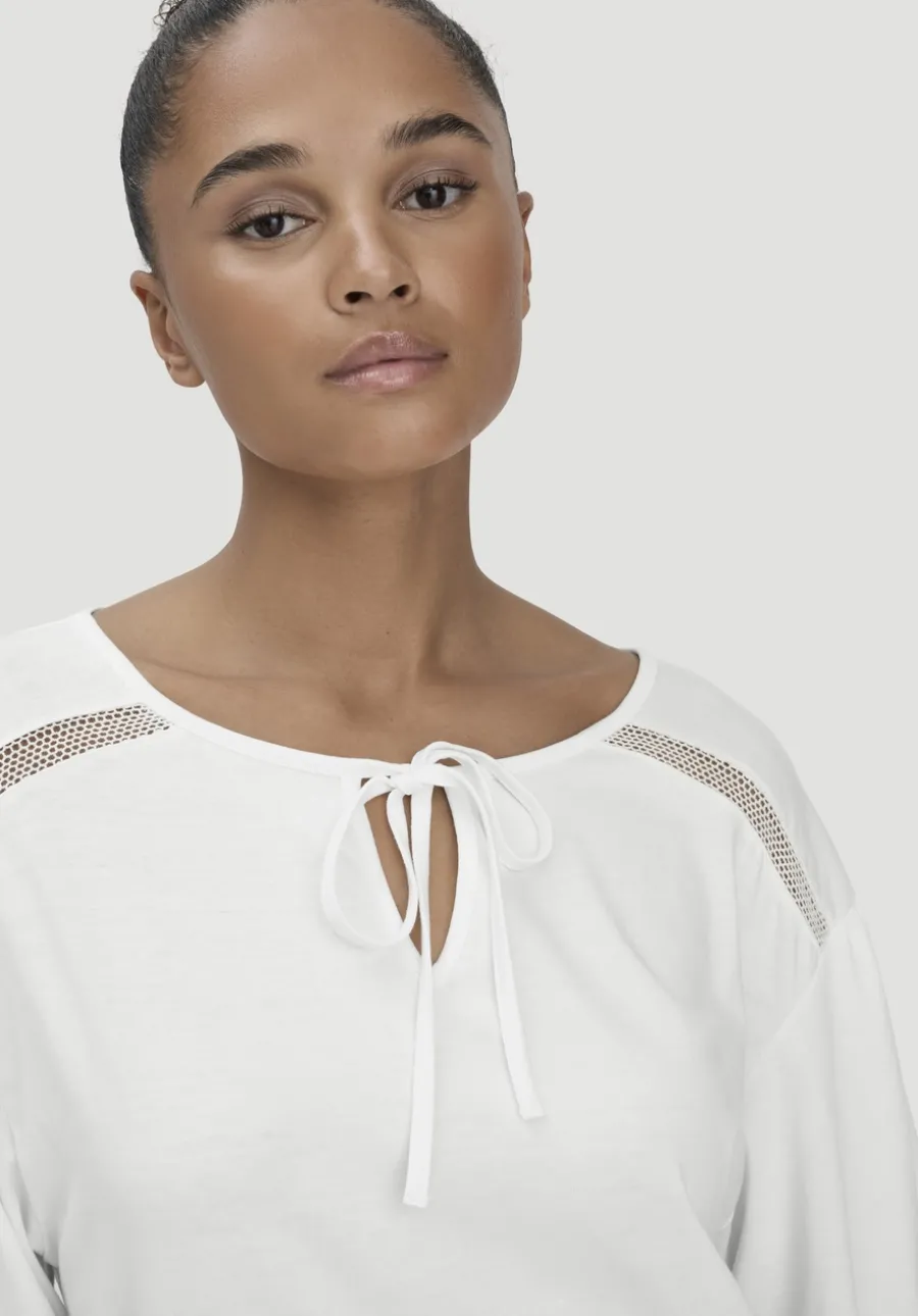 Bohemian Lace Longsleeve Oversize aus reiner Bio-Baumwolle von hessnatur