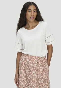 Bohemian Lace-T-Shirt Oversize aus reiner Bio-Baumwolle von hessnatur