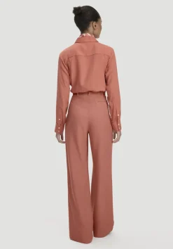 Bundfalten Hose Wide Leg aus TENCEL™ Lyocell von hessnatur
