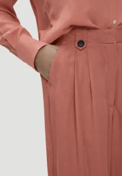 Bundfalten Hose Wide Leg aus TENCEL™ Lyocell von hessnatur