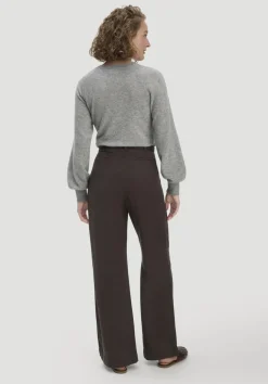 Bundfalten Hose Wide Leg aus TENCEL™ Lyocell von hessnatur