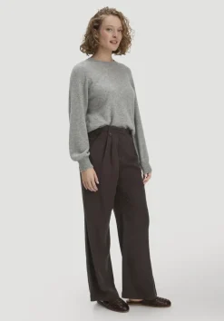 Bundfalten Hose Wide Leg aus TENCEL™ Lyocell von hessnatur