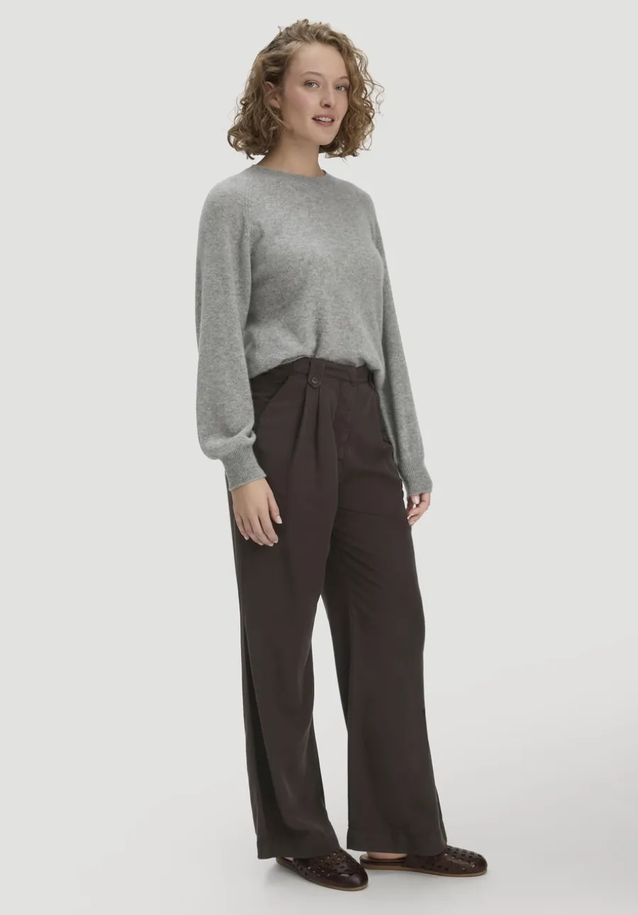 Bundfalten Hose Wide Leg aus TENCEL™ Lyocell von hessnatur