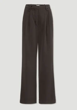 Bundfalten Hose Wide Leg aus TENCEL™ Lyocell von hessnatur