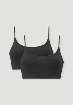 Bustier im 2er-Pack PURE COTTON aus reiner Bio-Baumwolle von hessnatur