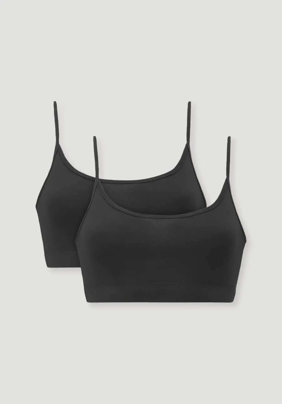 Bustier im 2er-Pack PURE COTTON aus reiner Bio-Baumwolle von hessnatur