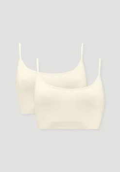 Bustier im 2er-Pack PURE COTTON aus reiner Bio-Baumwolle von hessnatur