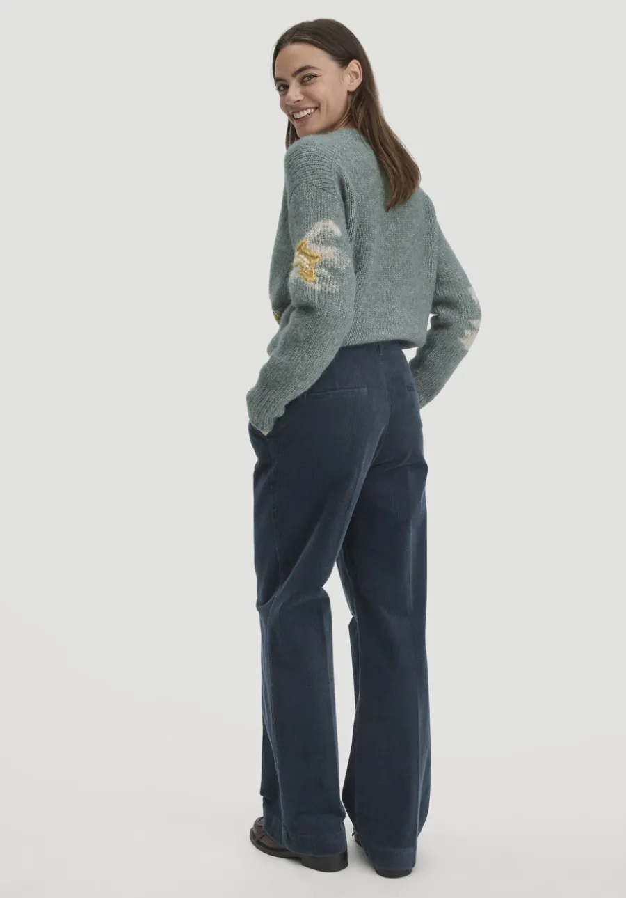 Cordhose Wide Leg Relaxed aus Bio-Baumwolle von hessnatur
