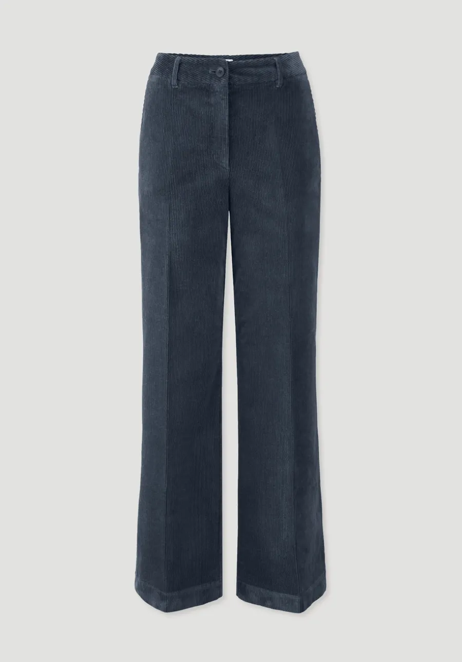 Cordhose Wide Leg Relaxed aus Bio-Baumwolle von hessnatur