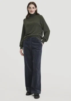 Cordhose Wide Leg Relaxed aus Bio-Baumwolle von hessnatur