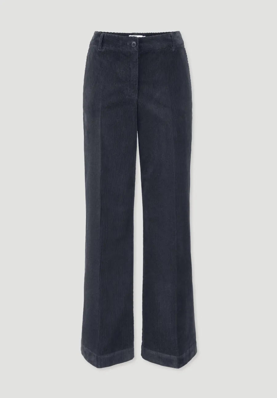 Cordhose Wide Leg Relaxed aus Bio-Baumwolle von hessnatur