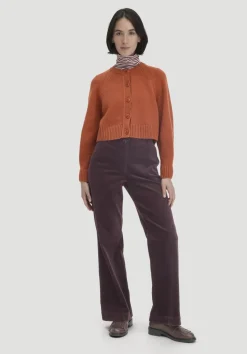Cordhose Wide Leg Relaxed aus Bio-Baumwolle von hessnatur