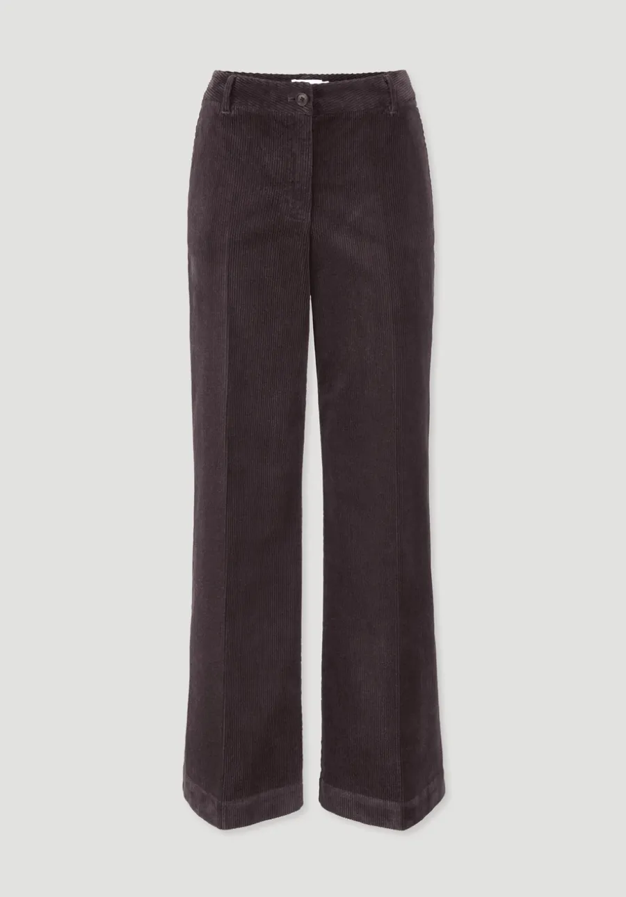 Cordhose Wide Leg Relaxed aus Bio-Baumwolle von hessnatur