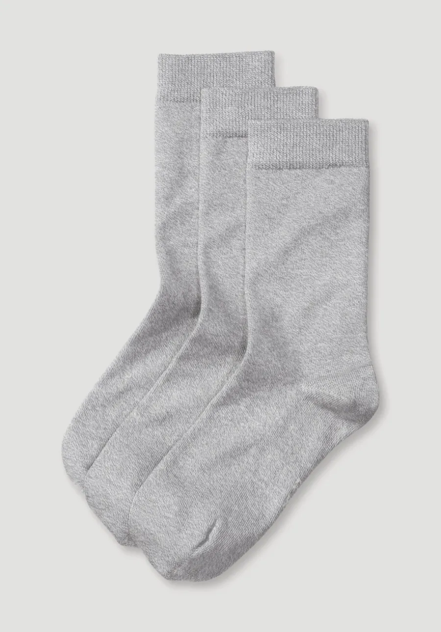 Damen Socke im 3er-Pack aus Bio-Baumwolle von hessnatur