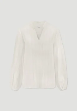 Embroidery Bluse Relaxed aus Bio-Baumwolle mit Leinen von hessnatur