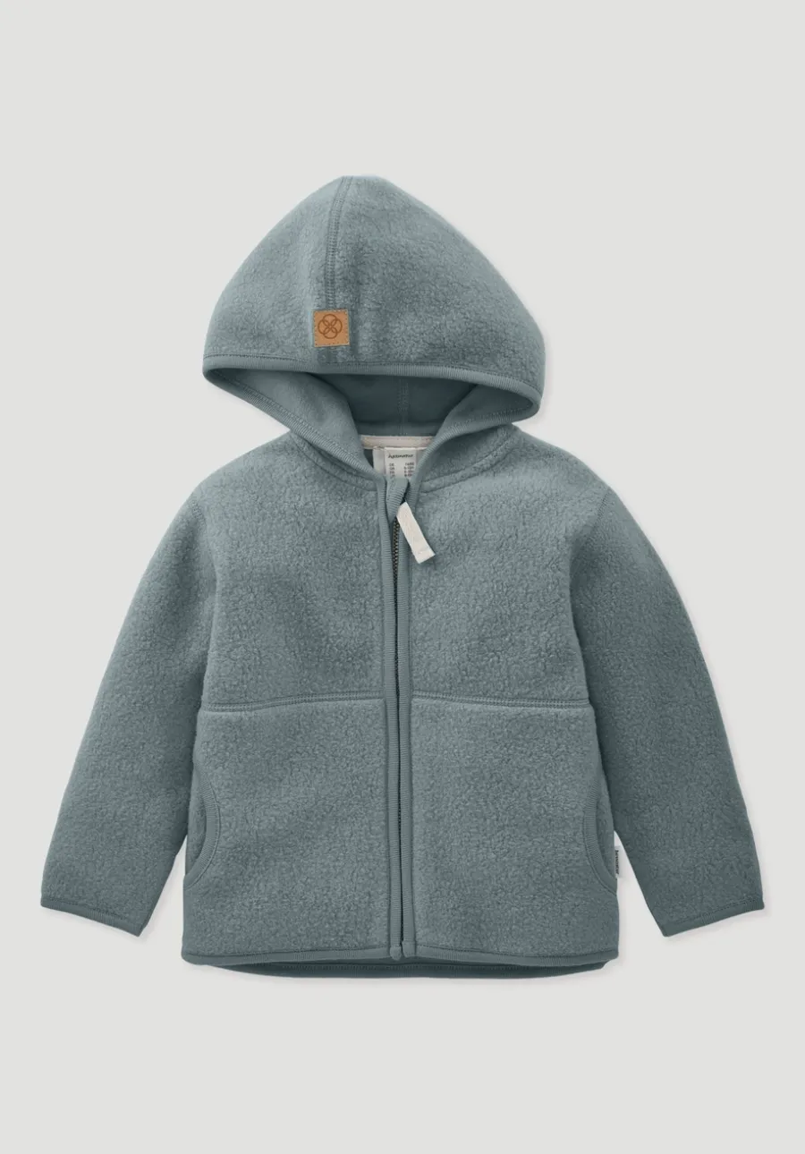 Fleece Jacke aus reiner Bio-Baumwolle von hessnatur