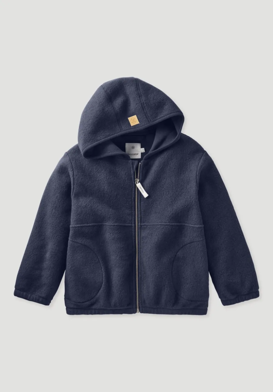 Fleece Jacke aus reiner Bio-Baumwolle von hessnatur