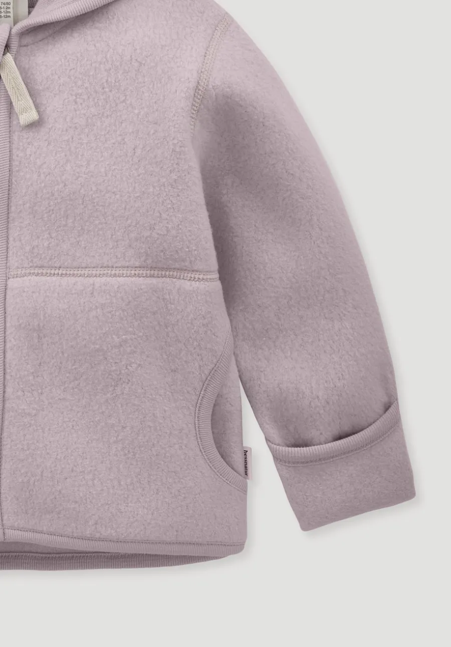 Fleece Jacke aus reiner Bio-Baumwolle von hessnatur