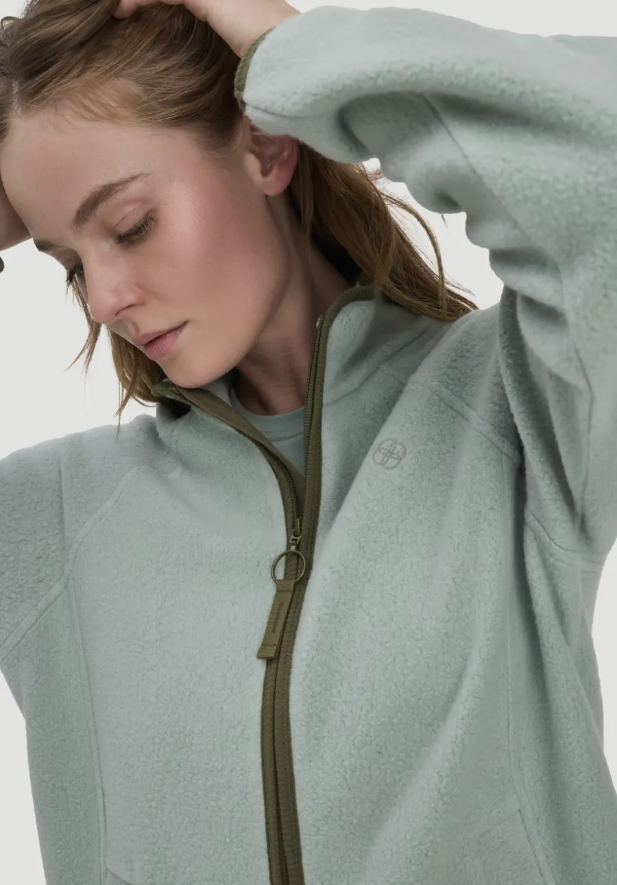 Fleece Jacke Relaxed ACTIVE LIGHT aus Bio-Baumwolle von hessnatur