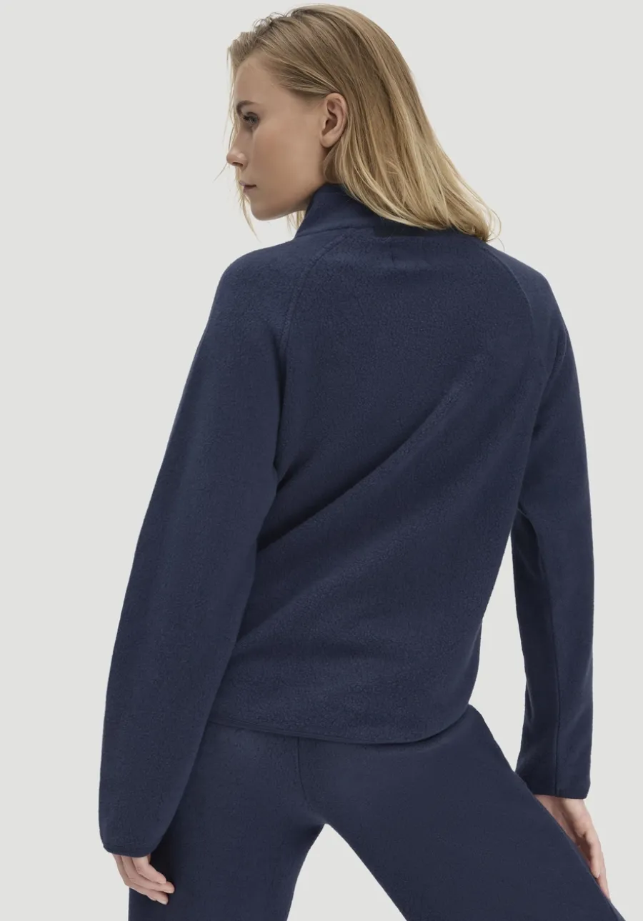 Fleece Jacke Relaxed ACTIVE LIGHT aus Bio-Baumwolle von hessnatur