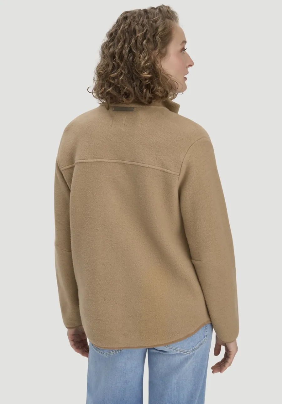 Fleece Jacke Relaxed ACTIVE LIGHT aus reiner Bio-Baumwolle von hessnatur