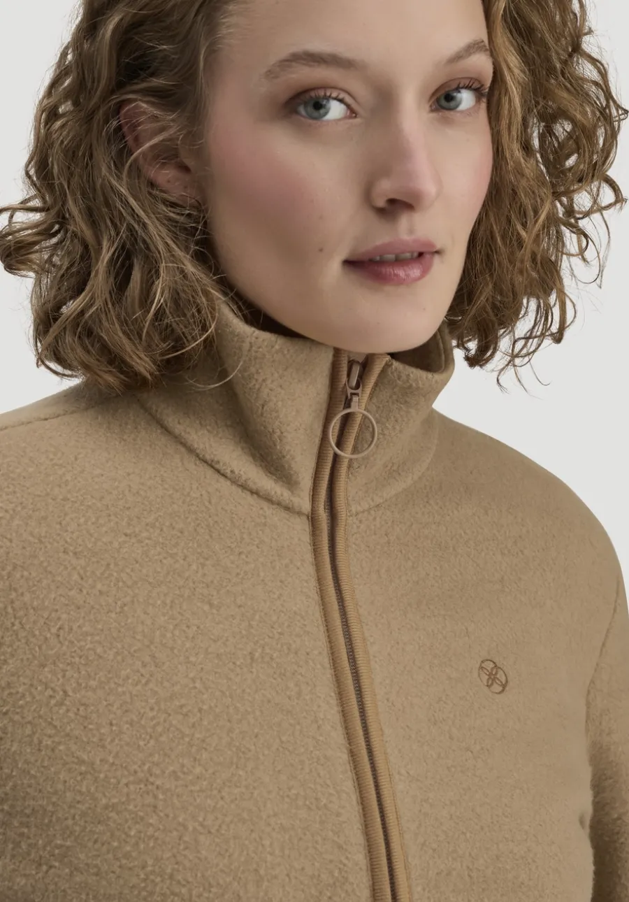 Fleece Jacke Relaxed ACTIVE LIGHT aus reiner Bio-Baumwolle von hessnatur