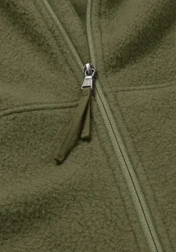 Fleece Jacke Slim aus reiner Bio-Baumwolle von hessnatur