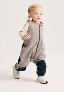 Fleece Sommer Overall mit Softshell aus reiner Bio-Baumwolle von hessnatur