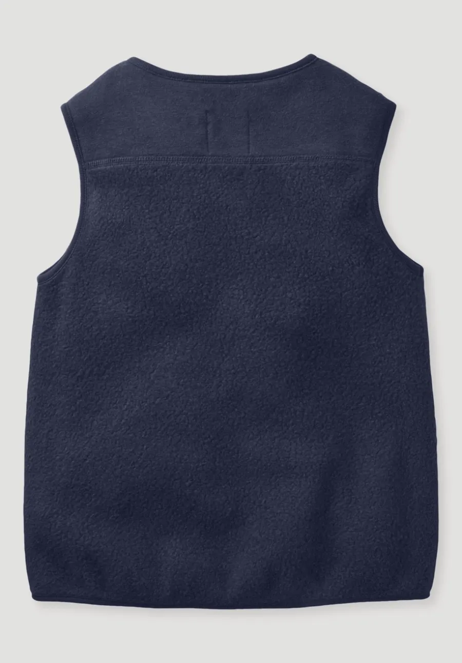 Fleece Weste aus reiner Bio-Baumwolle von hessnatur