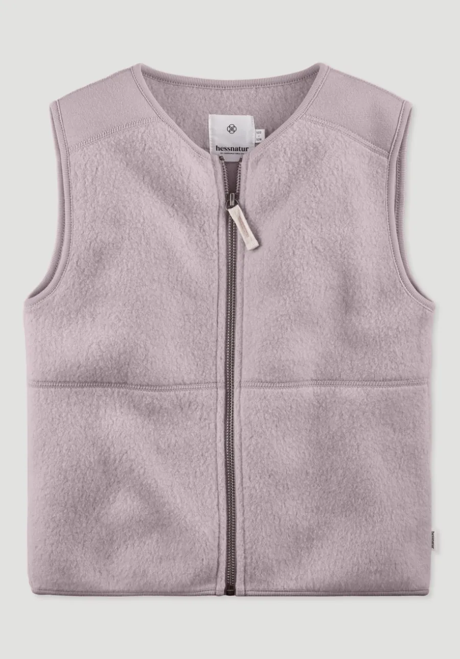 Fleece Weste aus reiner Bio-Baumwolle von hessnatur