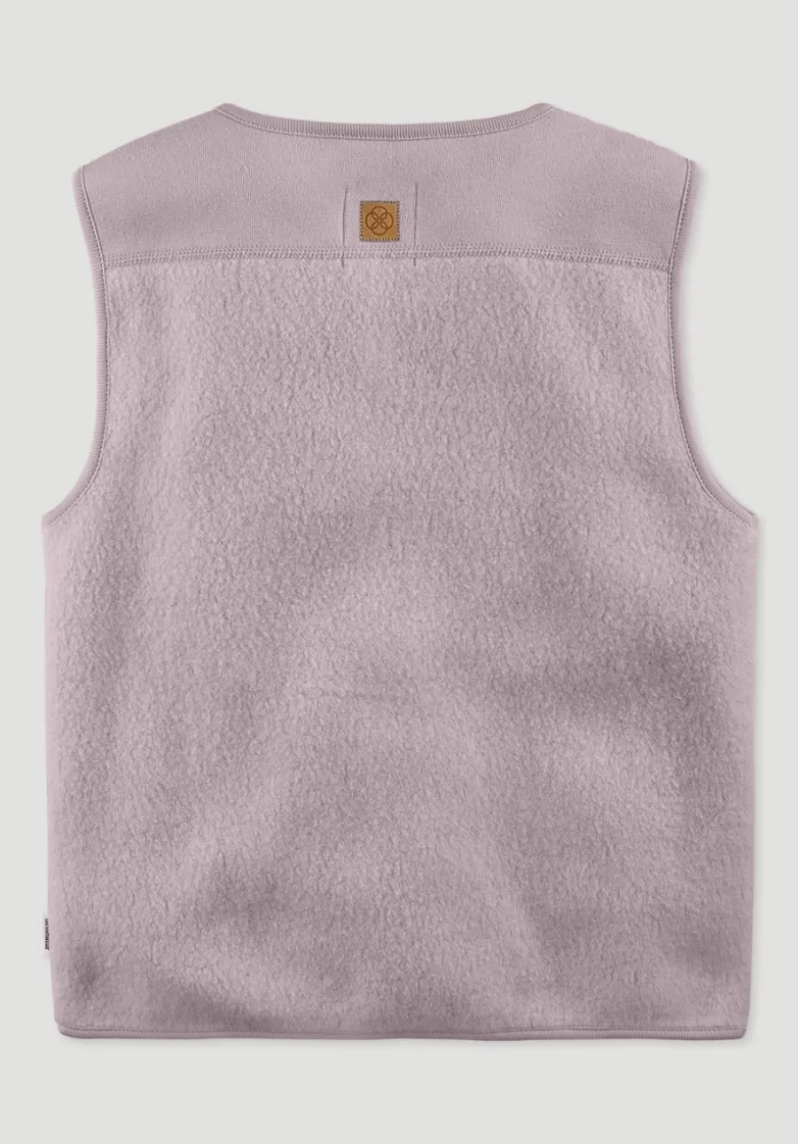 Fleece Weste aus reiner Bio-Baumwolle von hessnatur