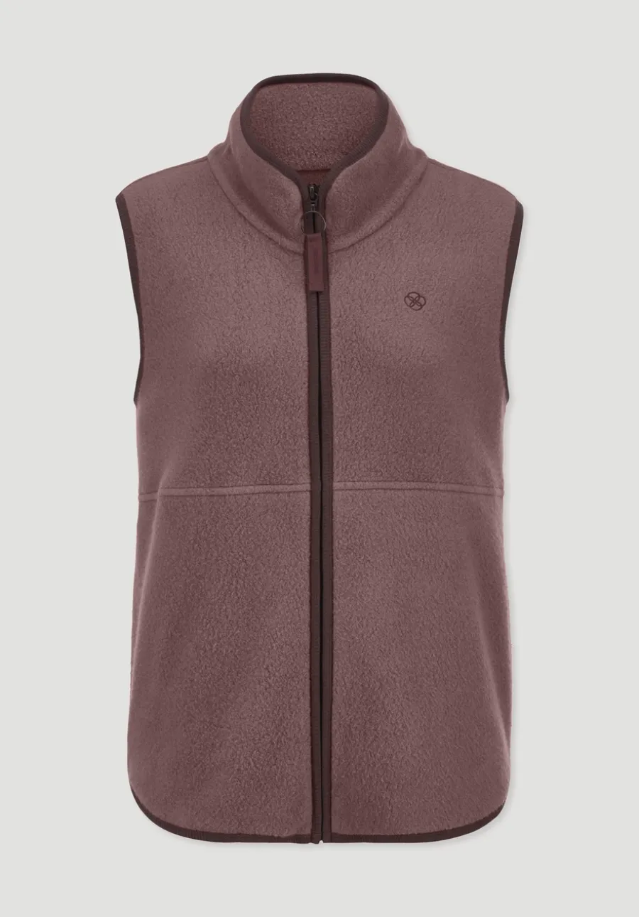 Fleece Weste Regular ACTIVE LIGHT aus reiner Bio-Baumwolle von hessnatur