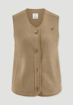 Fleece Weste Relaxed ACTIVE LIGHT aus reiner Bio-Baumwolle von hessnatur
