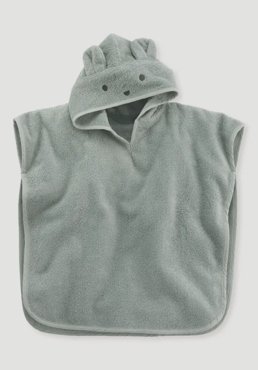 Frottee Poncho aus reiner Bio-Baumwolle von hessnatur
