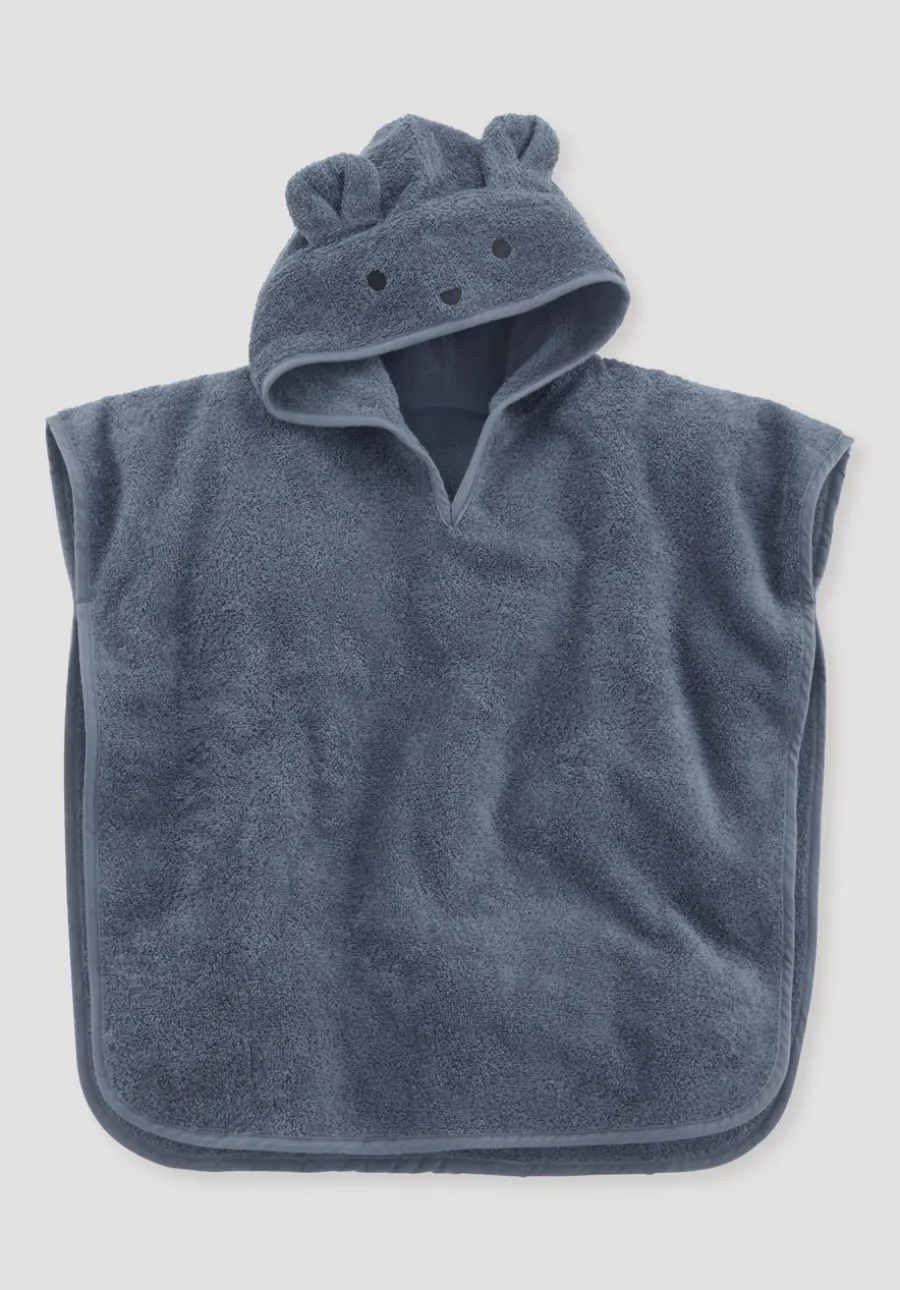 Frottee Poncho aus reiner Bio-Baumwolle von hessnatur