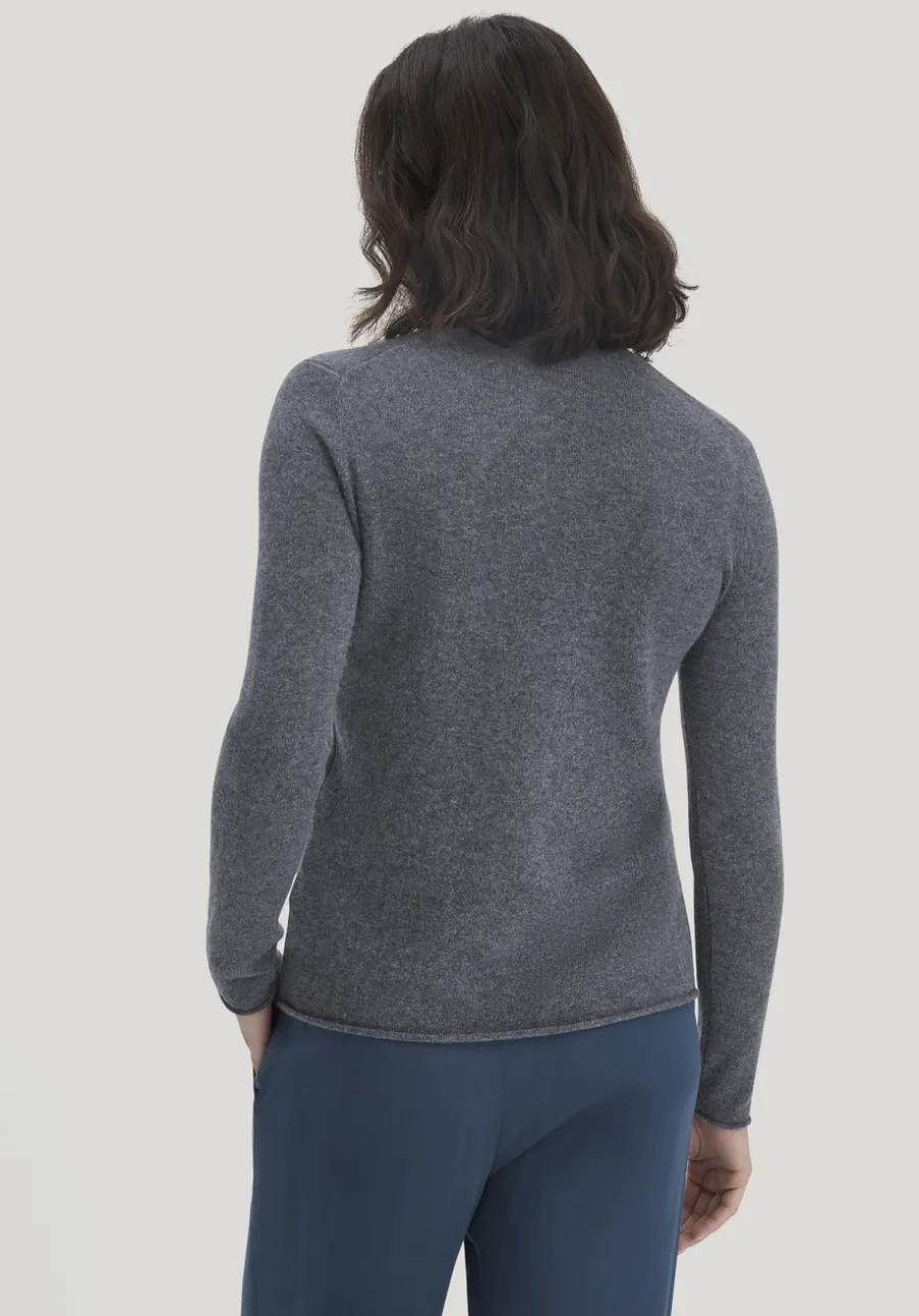 FTC × HESSNATUR Rollkragen Pullover Regular aus reinem Cashmere von hessnatur