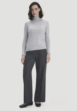 FTC × HESSNATUR Rollkragen Pullover Regular aus reinem Cashmere von hessnatur