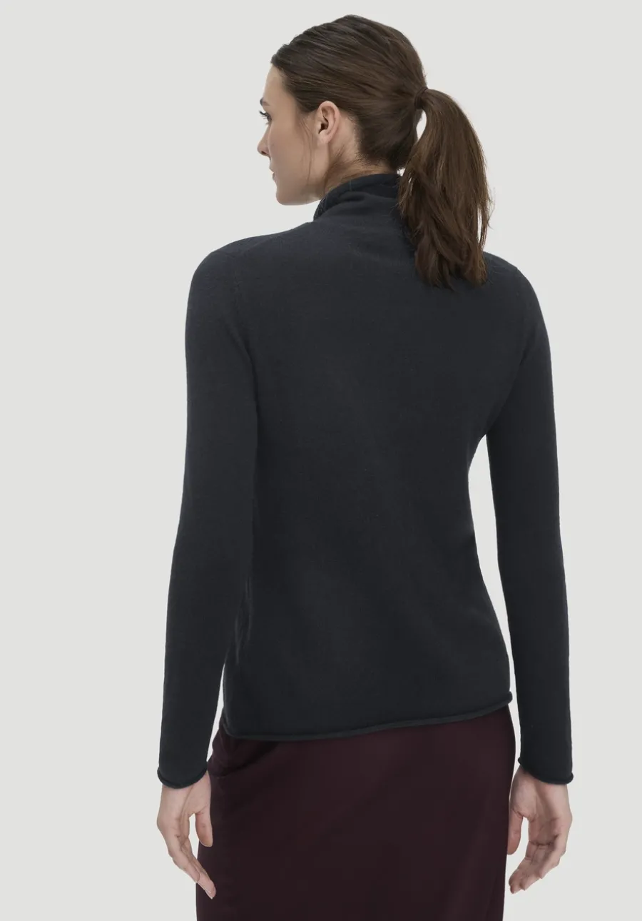 FTC × HESSNATUR Rollkragen Pullover Regular aus reinem Cashmere von hessnatur