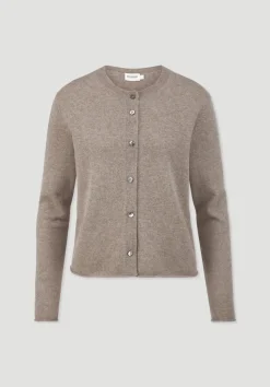 FTC × HESSNATUR Strick Jacke Regular aus reinem Cashmere von hessnatur