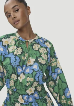 Gewebe Kleid Midi LIV LEE aus reiner Bio-Baumwolle von hessnatur