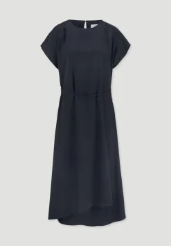 Gewebe Kleid mit Wickeloptik Midi aus reinem TENCEL™ Lyocell von hessnatur