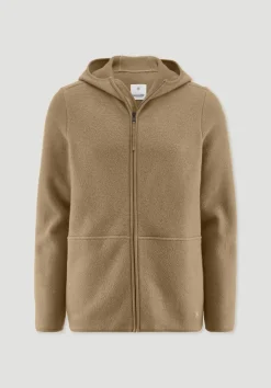 Heavy Fleece Jacke Regular aus reiner Bio-Baumwolle von hessnatur