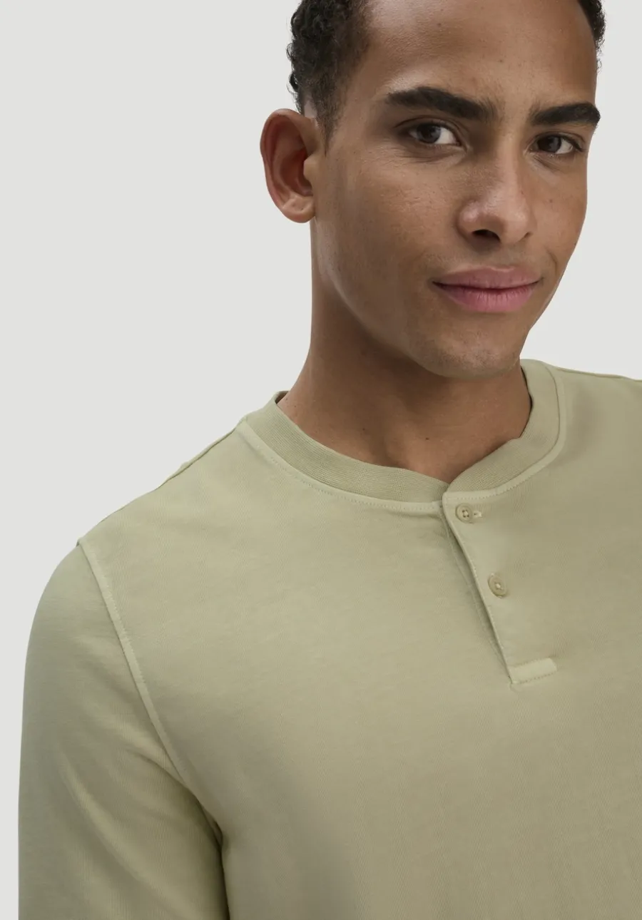 Heavy Jersey Henley Shirt Relaxed aus reiner Bio-Baumwolle von hessnatur